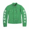 Tessuto Giacca Donna Brema Silver Vase Verde