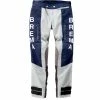 Tessuto Pantaloni Brema Silver Vase Advs Blu Grigio