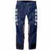 Tessuto Pantaloni Brema Silver Vase Advs Navy