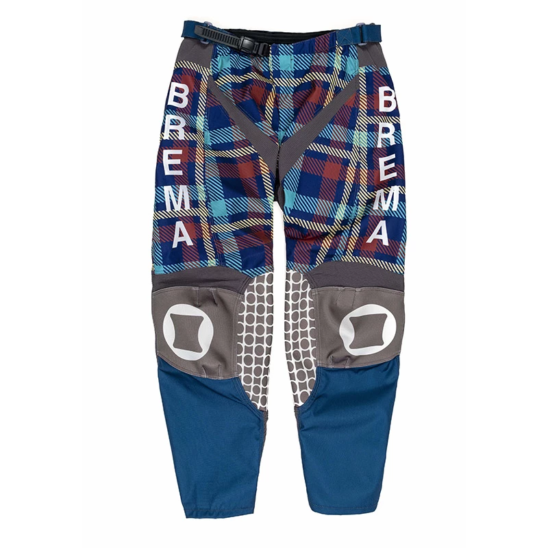 Pantaloni Brema Trofeo Chequered Blu 1 Pantaloni Brema Trofeo Chequered Blu
