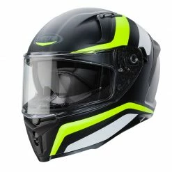 Policarbonato Casco Caberg Avalon Blast Nero Bianco Giallo
