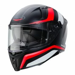 Policarbonato Casco Caberg Avalon Blast Nero Bianco Rosso
