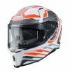 Policarbonato Casco Caberg Avalon Forge Bianco Arancio Argento
