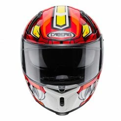Policarbonato Casco Caberg Avalon Giga Bianco Rosso Giallo -Cabergs Negozio caberg avalon giga rosso 3