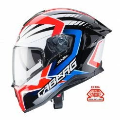 Fibra Casco Caberg Drift Evo Mr55 Bianco Rosso Blu -Cabergs Negozio caberg driftevo mr55 rosso 2