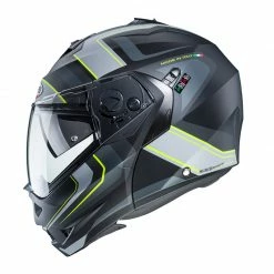 Policarbonato Casco Modulare Caberg Duke 2 Tour Nero Giallo Fluo -Cabergs Negozio caberg duke2 tour giallo 3
