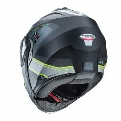 Policarbonato Casco Modulare Caberg Duke 2 Tour Nero Giallo Fluo -Cabergs Negozio caberg duke2 tour giallo 4