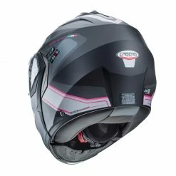 Policarbonato Casco Modulare Caberg Duke 2 Tour Rosa Argento -Cabergs Negozio caberg duke2 tour rosa 4