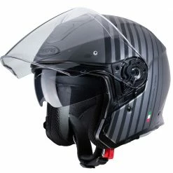 Fibra Casco Caberg Flyon Bakari Grigio Nero 7 Fibra Casco Caberg Flyon Bakari Grigio Nero -Cabergs Negozio caberg flyonbakari grigio 4