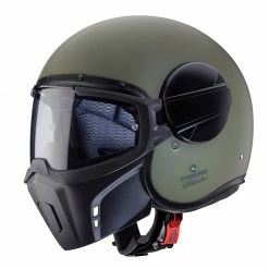 Fibra Casco Caberg Ghost Verde Militare Opaco