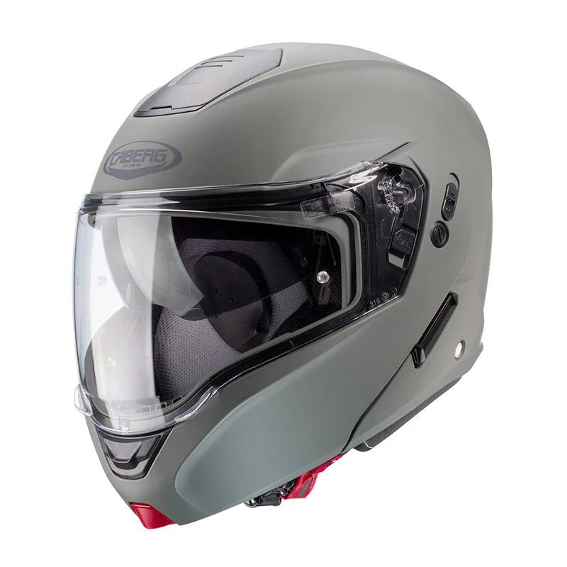 Policarbonato Casco Modulare Caberg Horus Kamo Grigio 2 Policarbonato Casco Modulare Caberg Horus Kamo Grigio - immagine 2