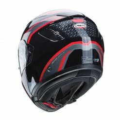 Fibra Casco Modulare Caberg Levo Sonar Rosso Argento -Cabergs Negozio caberg levo sonar rosso 4
