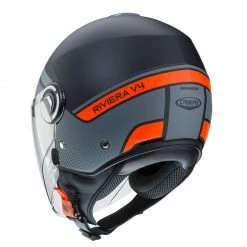Policarbonato Casco Caberg Riviera V4 Elite Nero Arancio -Cabergs Negozio caberg rivierav4 arancio 3