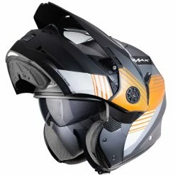Policarbonato Casco Modulare Caberg Tourmax Titan Arancio