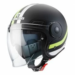 Policarbonato Casco Jet Caberg Uptown Chrono Nero Opaco